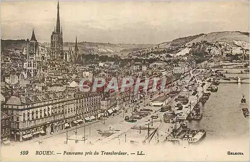 Cartes postales Rouen Panorama pres du Transbordeur