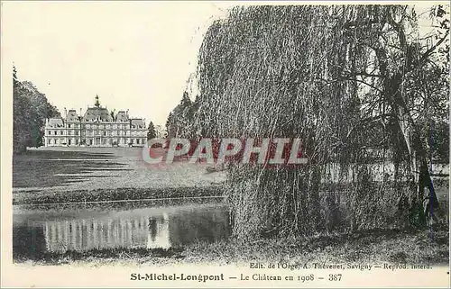 Ansichtskarte AK St Michel Longpont Le Chateau en 1908