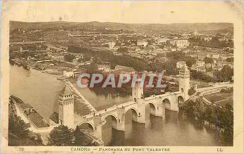 Cartes postales Cahors Panorama du Pont Valentre