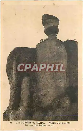 Cartes postales Les Gorges du Tarn Vallee de la Jonte Le vase de Serves