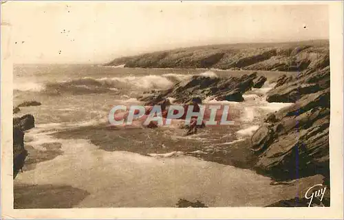 Ansichtskarte AK Quiberon (Morbihan) La Cote Sauvage vers Port Kerve