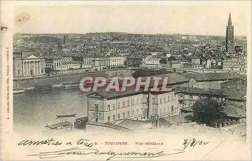 Cartes postales Toulouse Vue Generale (carte 1900)
