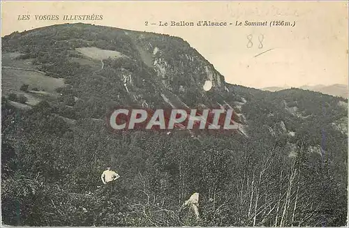 Cartes postales Les Vosges Illustrees Le Ballon d'Alsace Le Sommet