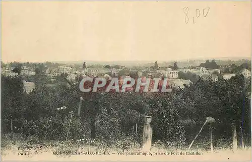 Cartes postales Fontenay Aux Roses Vue panoramique prise du Fort de Chatillon