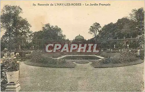 Cartes postales Roseraie de l'Hay Les Roses Le Jardin Francais