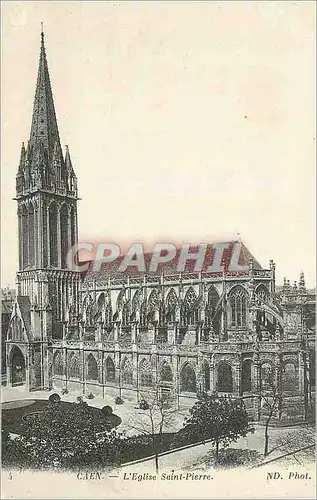 Cartes postales Caen L'Eglise Saint Pierre