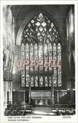 Cartes postales moderne High Altar and East Window Carlisle Cathedral