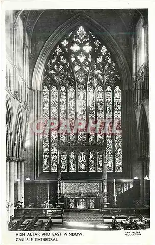 Moderne Karte High Altar and East Window Carlisle Cathedral