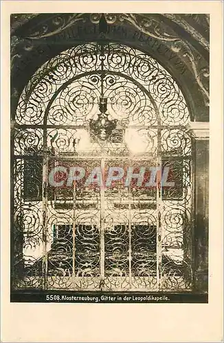 Cartes postales moderne Klosterneuburg Gitter in der Leopoldikapelle