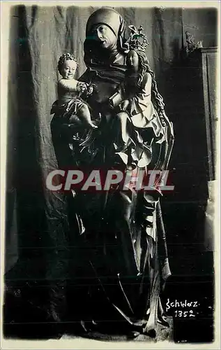 Cartes postales moderne Schwarz Statue