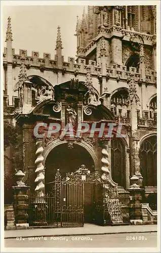 Moderne Karte Mary's Porch Oxford