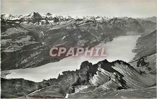 Cartes postales moderne Brienzer Rothorn 2350 m Blick auf Brienzersee und Berner Alpen