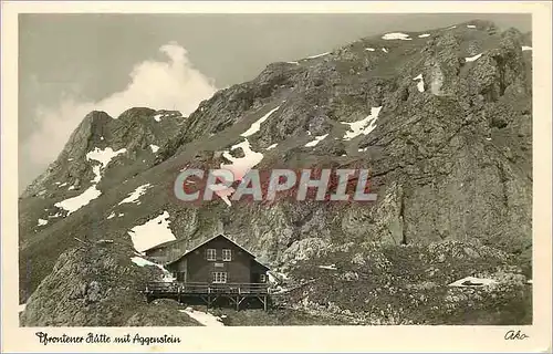 Moderne Karte Pfrontener Hutte 1800 m mit Aggenstein 1987 m