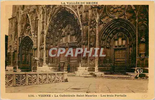 Cartes postales Vienne La Cathedrale Saint Maurice Les Trois Portails
