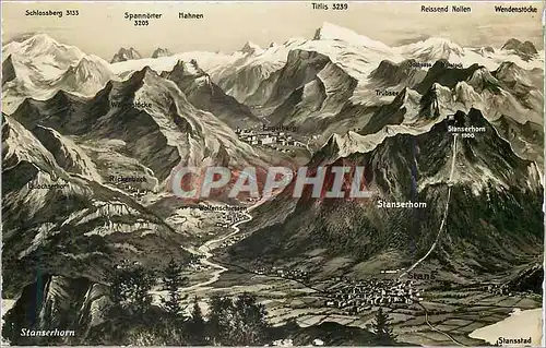 Cartes postales moderne Stanserhorn Stansstad