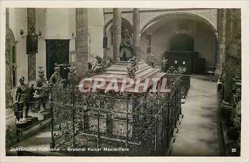 Cartes postales moderne Insbrucker Hofkirche Grabmal Kaiser Maximilians