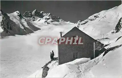 Moderne Karte Konkordiahutte 2840 m Krenzberg Rottalhorn Jungfrau