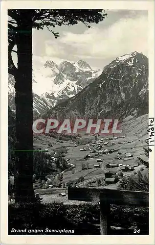 Cartes postales moderne Brand Gegen Scesaplana