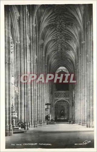 Moderne Karte The Nave Canterbury Cathedral