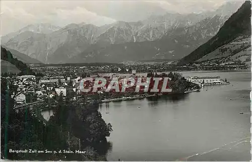 Cartes postales moderne Bergstadt Zell am See g d Stein Meer