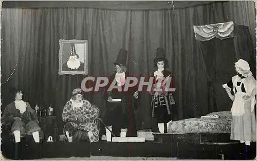 CARTE PHOTO Issoire Theatre Moliere Le Malade imaginaire