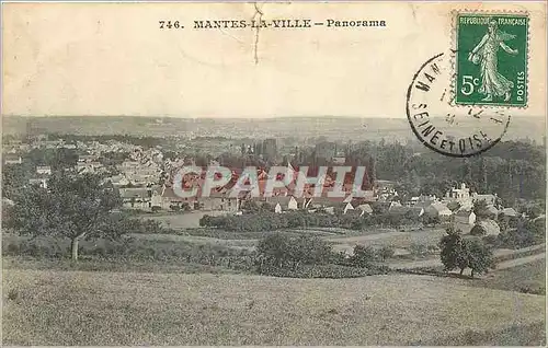 Cartes postales Mantes la Ville Panorama