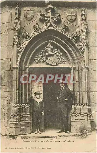 Cartes postales Porte de Chateau Chasoangay (XVe Siecle)