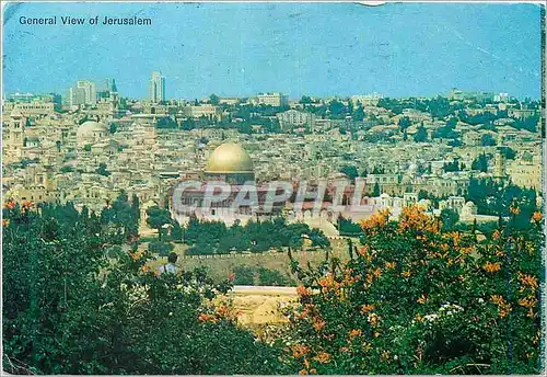 Moderne Karte General View of Jerusalem