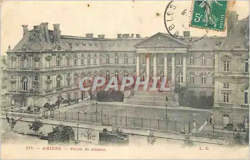 Cartes postales Amiens Palais de Justice