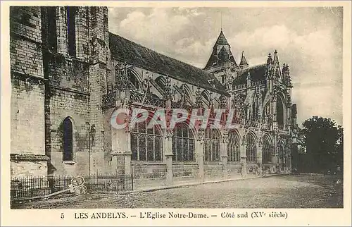 Ansichtskarte AK Les Andelys L'Eglise Notre Dame Cote Sud (XVe Siecle)