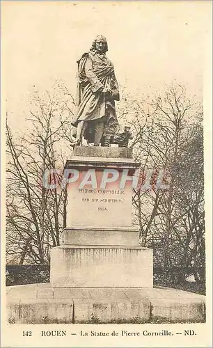 Cartes postales Rouen La Statue de Pierre Corneille
