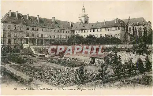 Ansichtskarte AK Luxeuil les Bains Le Seminaire et l'Eglise