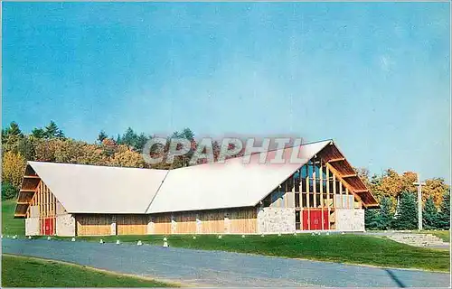 Cartes postales moderne Lachute Quebec Canada Grotte de Notre Dame de Lourdes L'Eglise