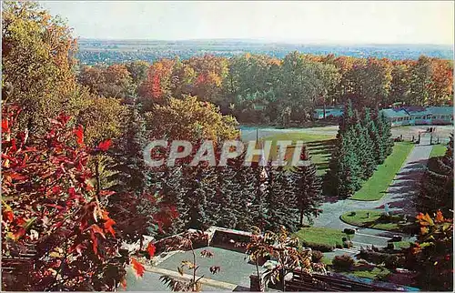 Moderne Karte Lachute Quebec Canada Grotte de Notre Dame de Lourdes L'Eglise