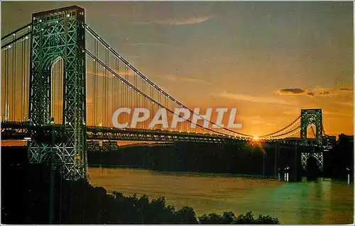 Moderne Karte George Washington Bridge New York