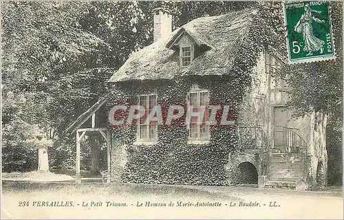 Cartes postales Versailles Le Petit Trianon Le Hameau de Marie Antoinette Le Boudoir