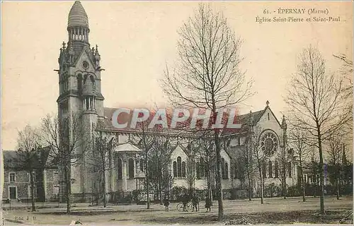 Ansichtskarte AK Epernay (Marne) Eglise Saint Pierre et Saint Paul