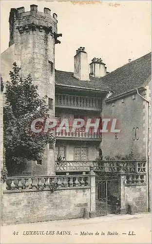 Cartes postales Luxeuil les Bains Maison de la Baille