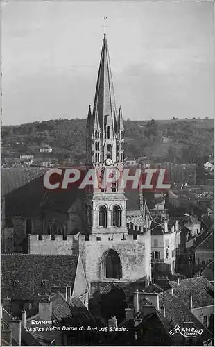 Cartes postales moderne Etampes L'Eglise Notre Dame du Fort XIe Siecle
