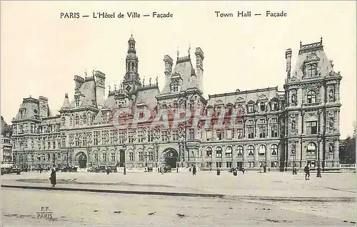 Ansichtskarte AK Paris L'Hotel de Ville Facade