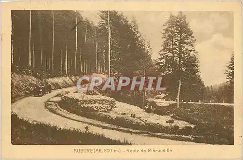 Cartes postales Aubure (Alt 800 m) Route de Ribeauville