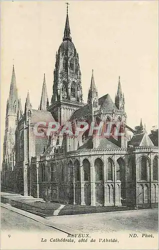 Ansichtskarte AK Bayeux La Cathedrale Cote de l'Abside