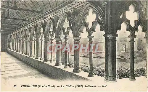 Ansichtskarte AK Treguier (C du N) Le Cloitre (1461) Interieur