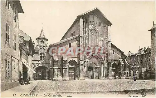 Cartes postales Chambery La Cathedrale