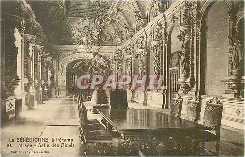 Cartes postales La Benedictine a Fecamp Musee Salle des Abbes