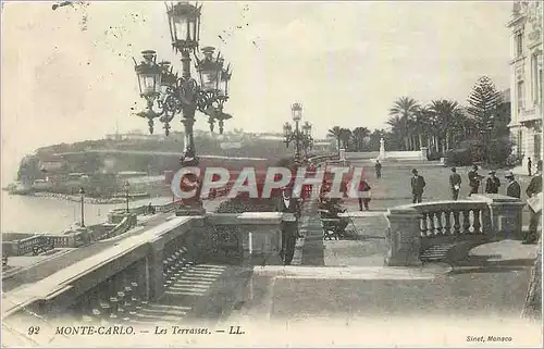 Cartes postales Monte Carlo Les Terrasse