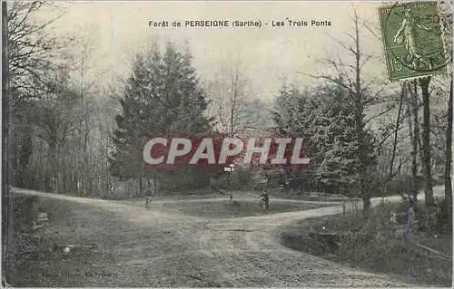Cartes postales Foret de Perseigne (Sarthe) Les Trois Ponts