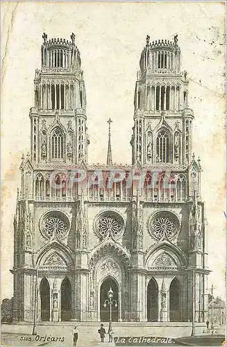 Cartes postales Orleans La Cathedrale