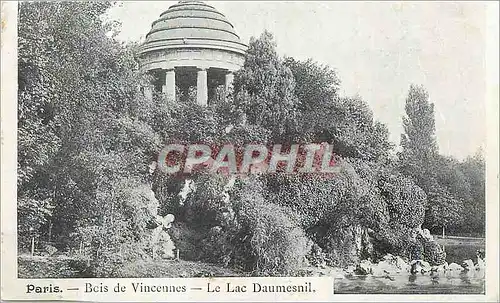 Ansichtskarte AK Bois de Vincennes Le Lac Daumesnil