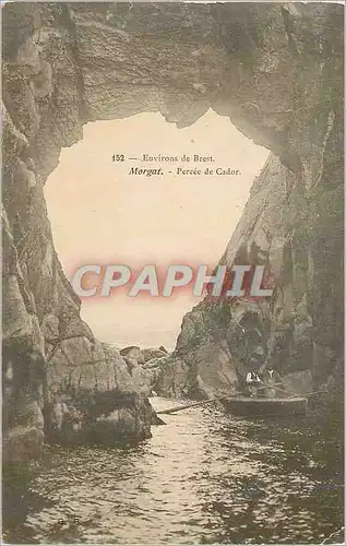 Cartes postales Environs de Brest Morgat Percee de Cador